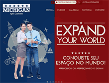 Tablet Screenshot of michiganamericana.com.br